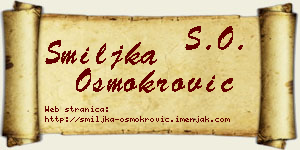 Smiljka Osmokrović vizit kartica